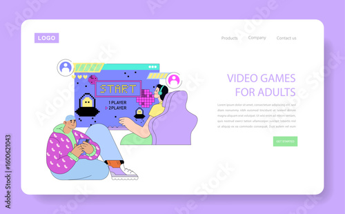 Engaging Multiplayer Video Game Session for Adults