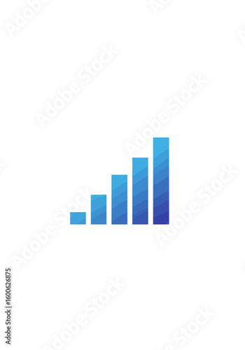 Ascending Blue Gradient Bar Graph: Data Visualization of Growth and Progress Free Download Ascending Blue Gradient Bar Graph: Data Visualization of Growth and Progress - GFXLoad