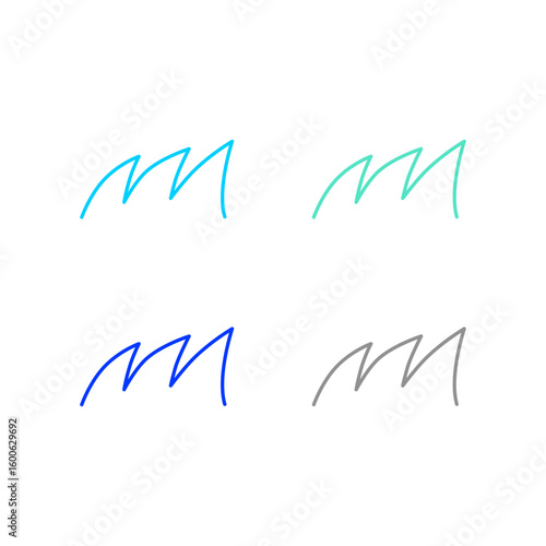WATER SPLASH SIGN SYMBOL LOGO VECTOR
