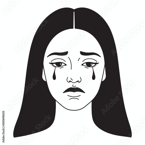 vector illustration of a woman