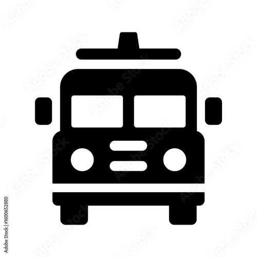 fire truck emergency vehicle icon
