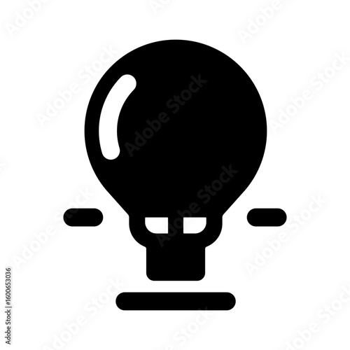 hot air balloon travel icon
