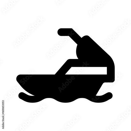 jet ski watercraft icon
