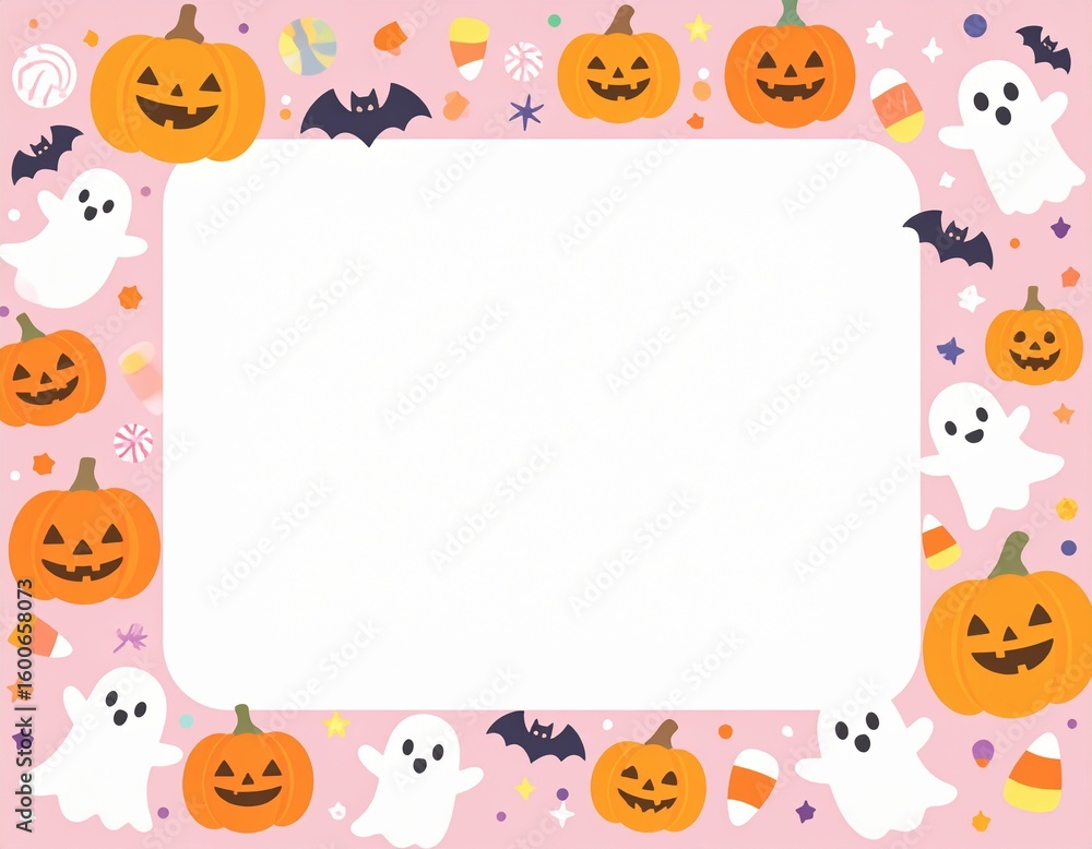 halloween pumpkin frame halloween pumpkin frame