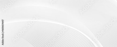 Premium background design with diagonal line pattern in grey colour. Vector white horizontal template for business banner, formal invitation backdrop, luxury voucher, prestigious gift certificate