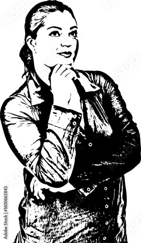 Beauty woman dreaming