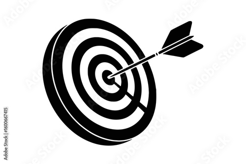 Dartboard with Arrow target sport