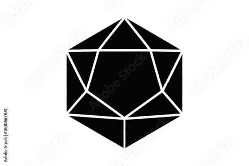 Geometric Icosahedron Shape polyhedron symmetry