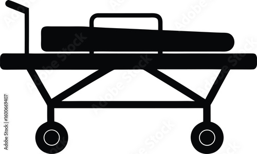 Medical Stretcher Silhouette
