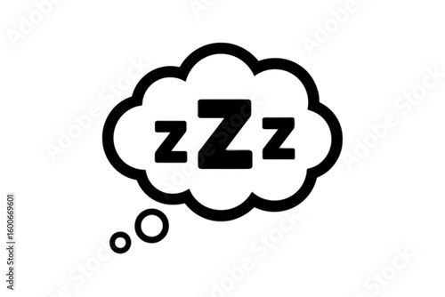 Sleepy Thought Bubble dream rest