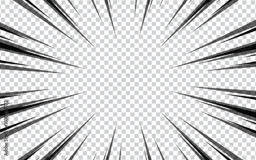 Abstract comic lines of copy space on background. Can be used to highlight space text for ads, posters, templates. vector illustration
