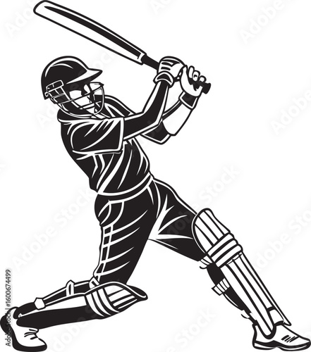 vector illustration of a baseball player