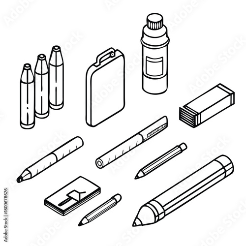 “Flat School Supplies Icon Set – Back to School Theme”
Character 