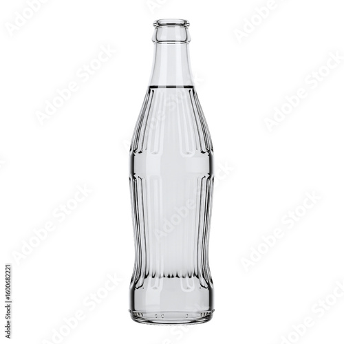 Картината върху платно Vintage clear glass soda bottle