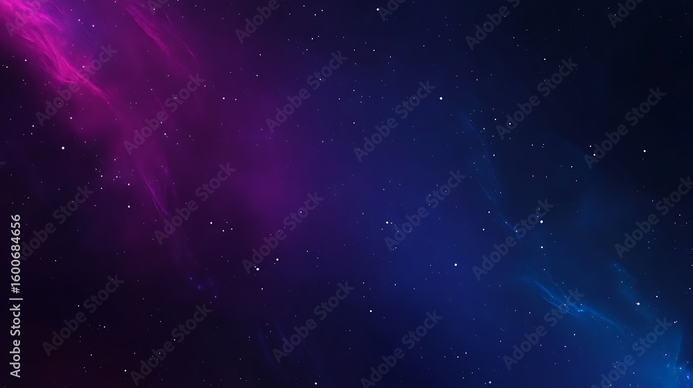 Fototapeta premium Cosmic Nebula Background with Shining Stars, Perfect for Science and Technology Visuals