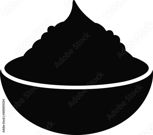 Bowl filled with something