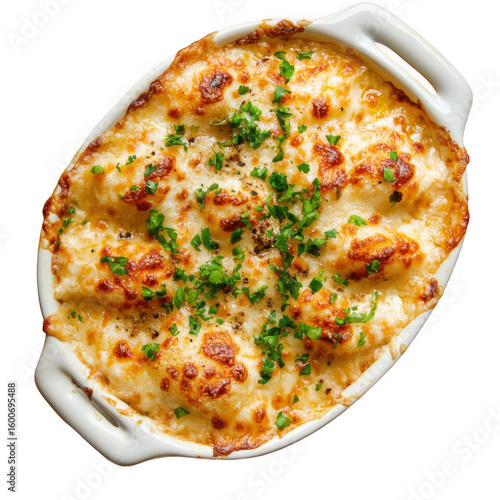 Chicon au gratin [Transparent Background PNG ].