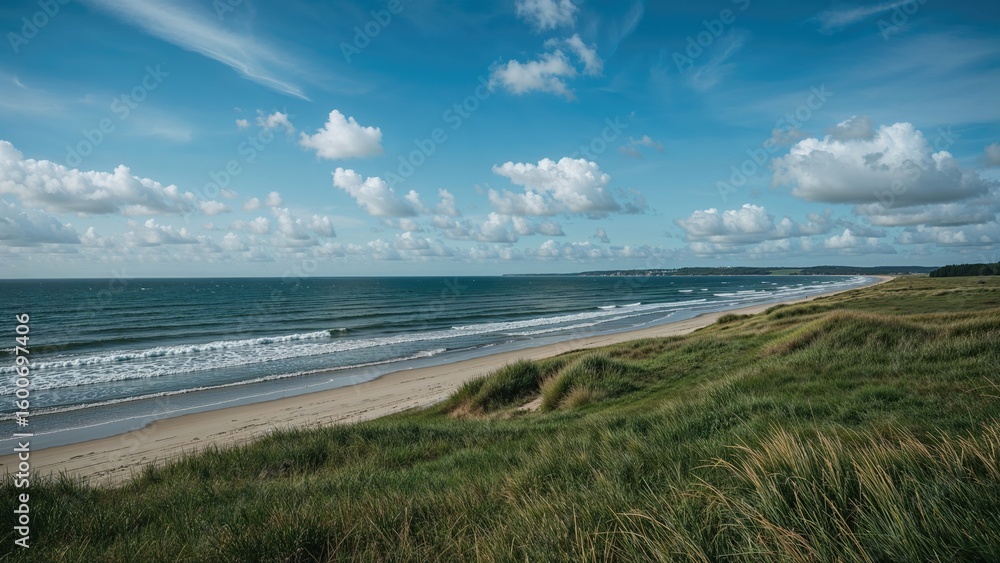 Springtime on a Northern Coastline in April Springtime on a Northern Coastline in April
