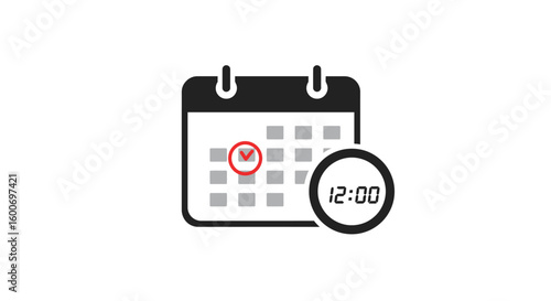 Calendar appointment reminder; time and date scheduled.