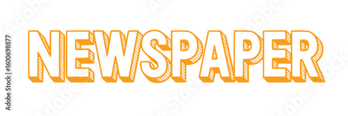 Newspaper Headline Typography.