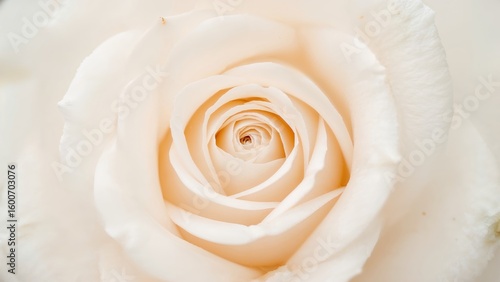 Close-up of a light pink rose blossom. Macro shot for holiday-themed floral design. Softly blurred, creative flower background