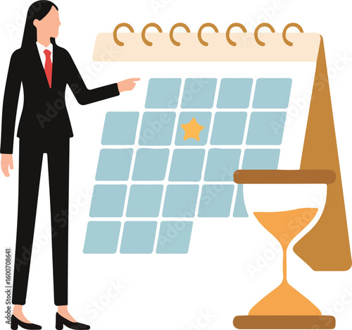 Worker determines calendar vector