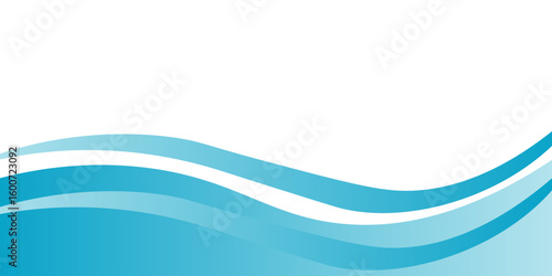 Blue and white business wave banner background. vector.eps 10