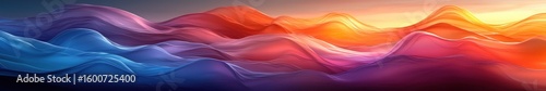 Wallpaper Mural Abstract gradient background. Abstract blurred gradient background colours with dynamic effect. Soft motion blur. Colorful fluid shapes. Vivid gradient texture. Smooth abstract waves. Copy space. Torontodigital.ca