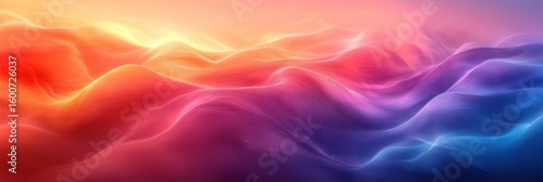 Wallpaper Mural Abstract gradient background. Abstract blurred gradient background colours with dynamic effect. Soft motion blur. Colorful fluid shapes. Vivid gradient texture. Smooth abstract waves. Copy space. Torontodigital.ca
