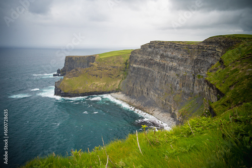 Wall Mural Irish cliffs at the seaside