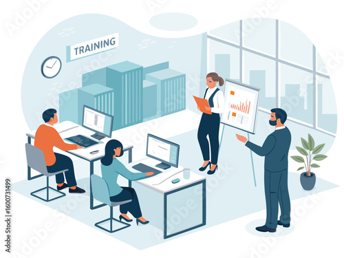 Successful business people in suits shake hands at an office meeting, symbolizing teamwork and global success