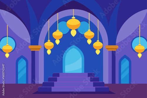 Fantasy Palace Chamber with Bubble Chandeliers Elegant Interior Design