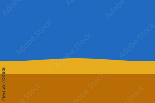 Horizon View Dry Wasteland Blue Gold