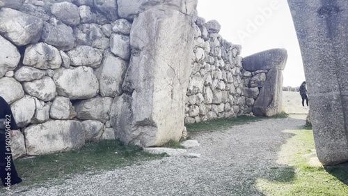 Hattusa, also Hattuşa, Ḫattuša, Hattusas, or Hattusha, was the capital of the Hittite Empire in the late Bronze Age during two distinct periods. Its ruins lie near modern Boğazkale, Turkey