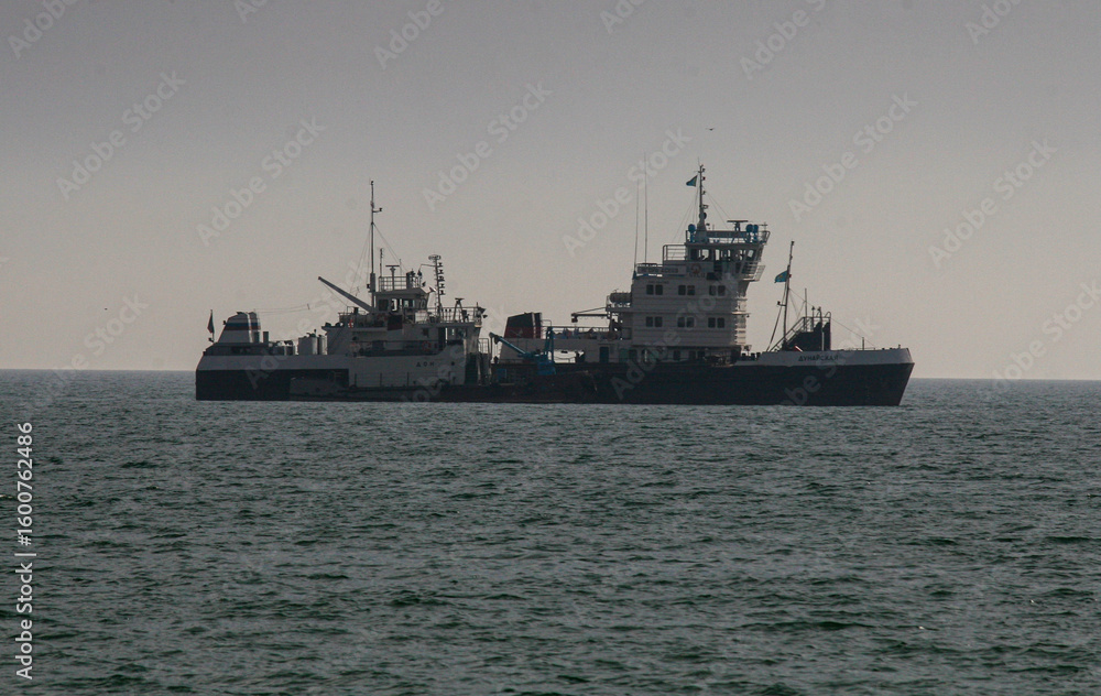 Aktau International Sea Trade Port in Aktau, Kazakhstan. Aktau International Sea Trade Port in Aktau, Kazakhstan.
