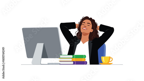 Overworked Professional Stress and Fatigue in Modern Workplace