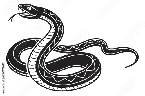 python sihouette black vector