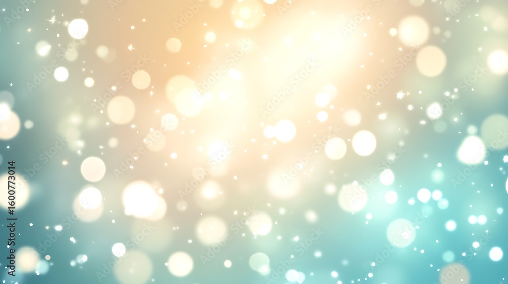 Obraz premium Abstract glitter background with bokeh effect for festive celebration and magical atmosphere