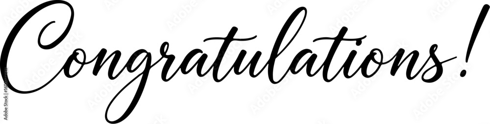 Vector art of a black handwritten script with an exclamation mark conveys Vector art of a black handwritten script with an exclamation mark conveys