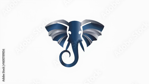 elephant spirit logo vector design