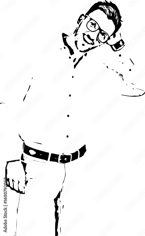 Obraz premium Handsome business man