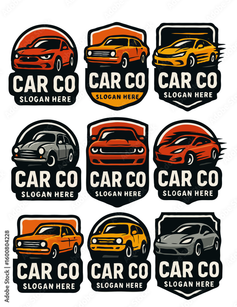Fototapeta premium Cars Icon Set