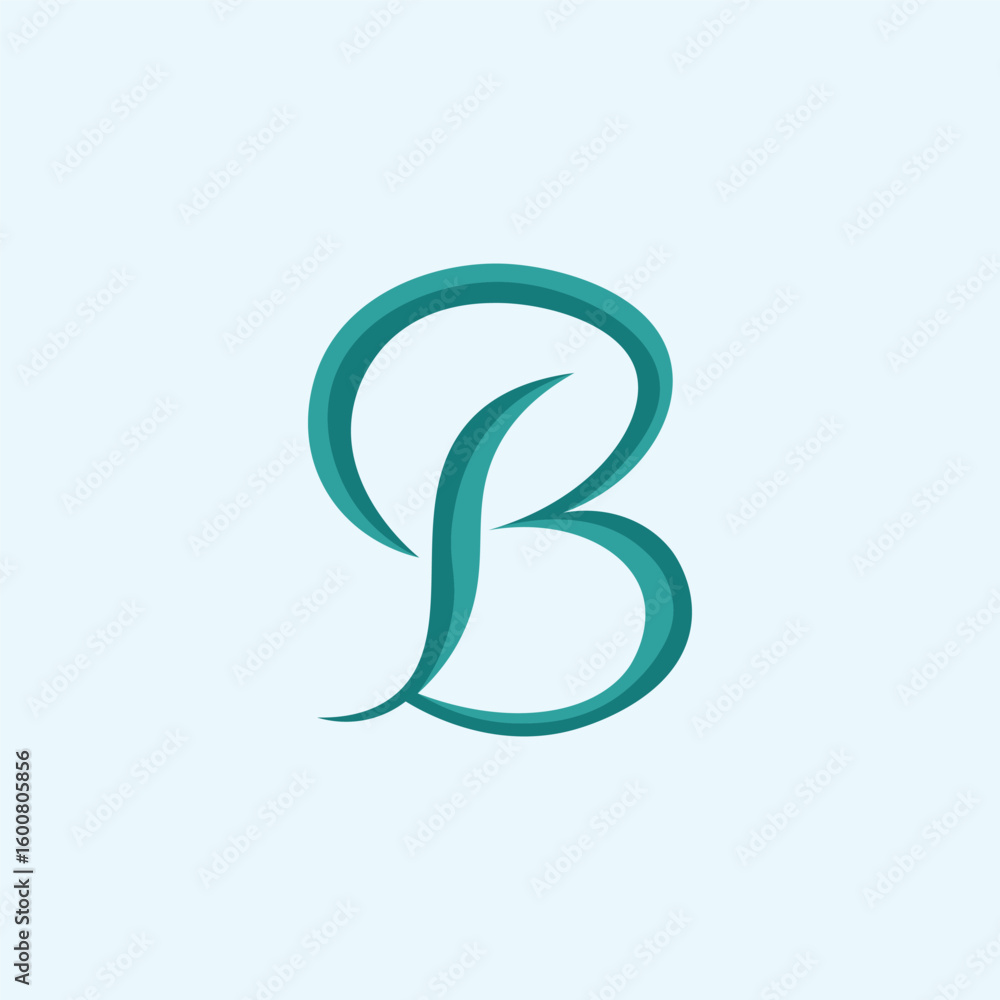 Obraz premium Letter B Logo Design.