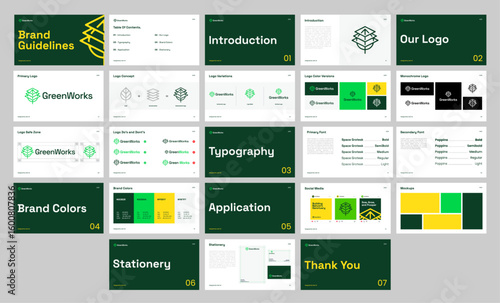 brand guide template
Comprehensive Vector Brand Guidelines Template  Editable Brand Identity Kit with Typography, Color Palette, Logo Usage, and Layout Grid  brand manual vector template
