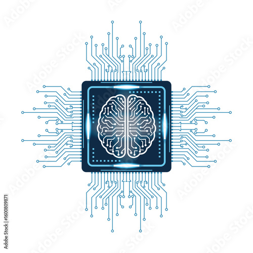electronic circuit board with processor