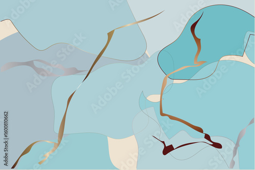 Liquid Marble texture, for tiles and floor decorations, abstract vector illustration design background