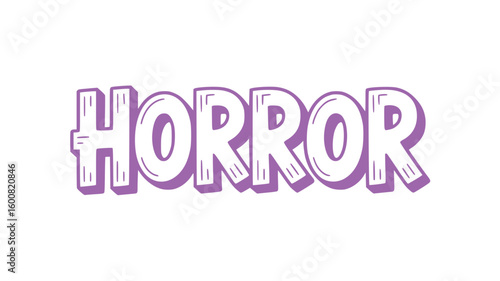 Horror Movie  Text.