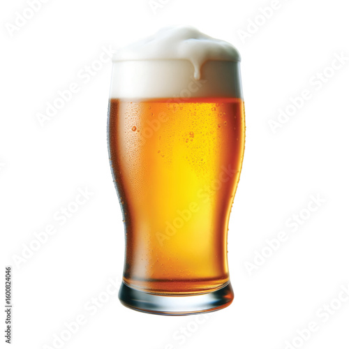 a realistic beer vector