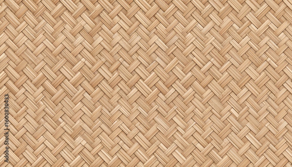 Natural woven wicker texture with a detailed herringbone pattern. Rustic bamboo or rattan background for traditional craft concepts. Natural woven wicker texture with a detailed herringbone pattern. Rustic bamboo or rattan background for traditional craft concepts.
