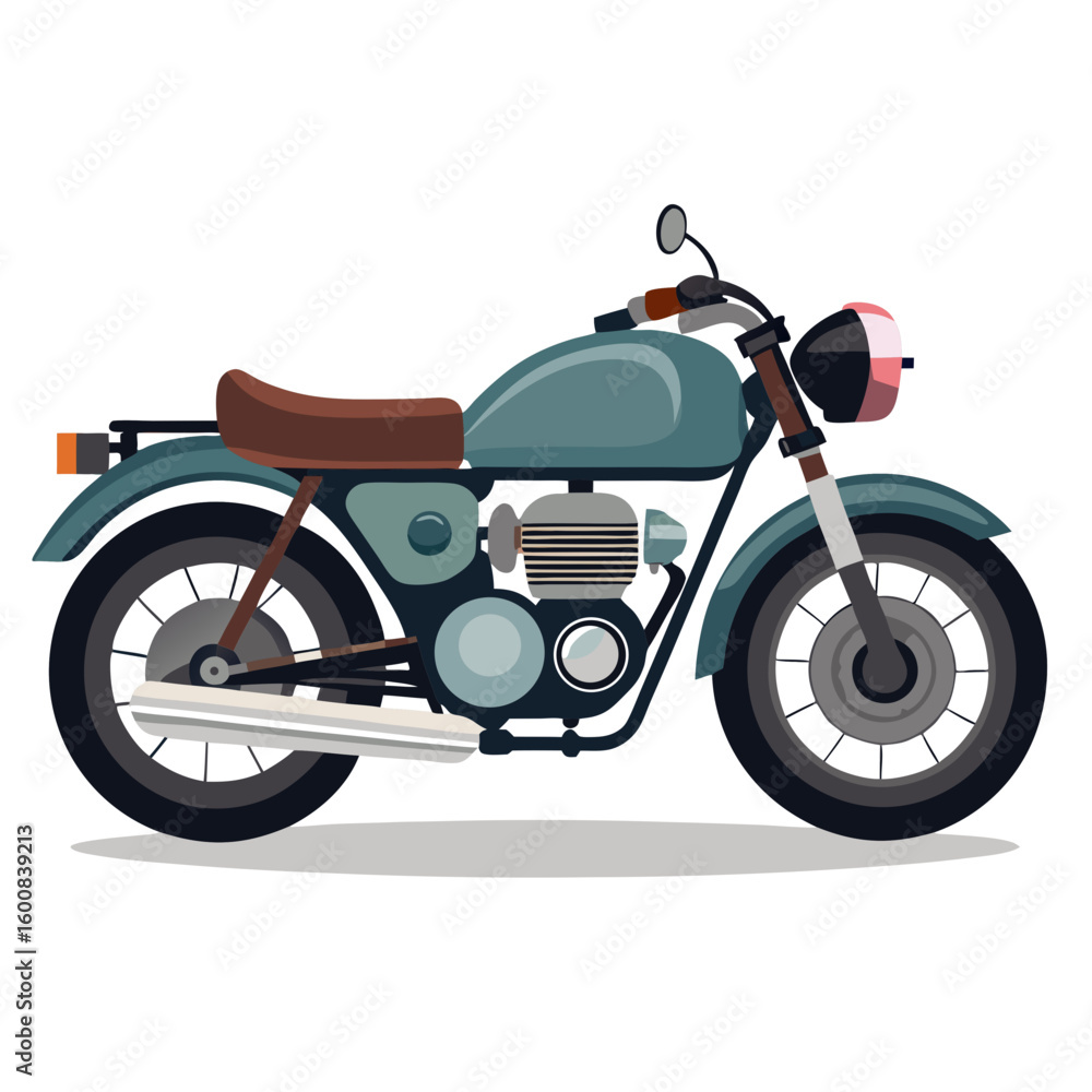 Obraz premium motorcycle isolated on white background